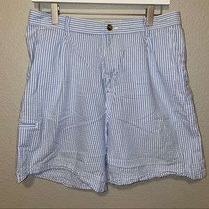 Saddlebred Blue Seersucker Shorts